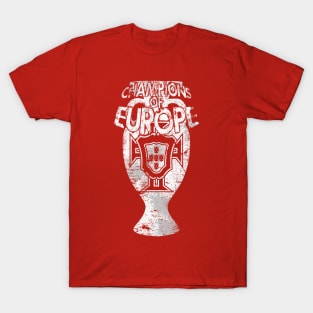 Champions of Europe (white design) T-Shirt